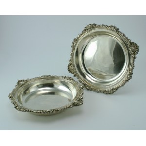 Paire de plats creux