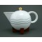 Cafetière "The Little Dripper", porcelaine, designer Michael Graves. Swid-Powell, New-York, 1987.