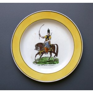 Assiette en faïence fine de Toulouse