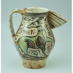 Pichet en faïence archaïque italienne