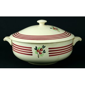 Soupière en faïence fine