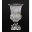 Verre à boire en forme de vase Médicis, cristal de Saint-Louis (?), France, 1800-1810