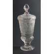 Gobelet couvert en verre de Bohême, taillé et gravé. Silésie (?), vers 1720-1730