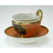 Tasse et soucoupe, Paris, Pouyat et Rusinger, 1810-1820