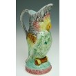 pichet en forme de perroquet, faïnce fine, fin XIXe siècle